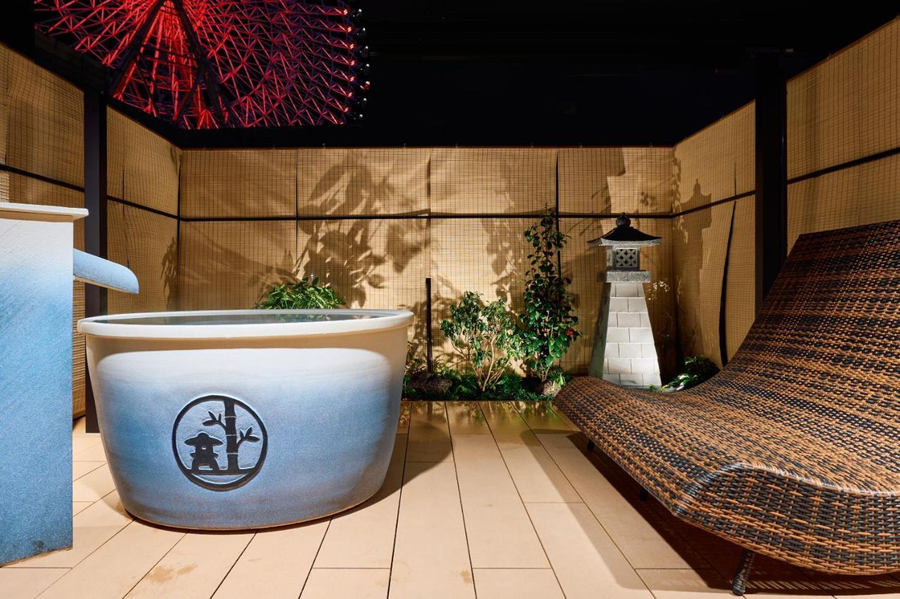 Konjakuso Osaka Tempozan "Ikesu" Projection M Apping Spa Konjakuso Osaka Tempozan "Takadoro" Wheel View Dış mekan fotoğraf